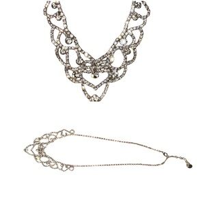 Elegant Silver Statement Necklace